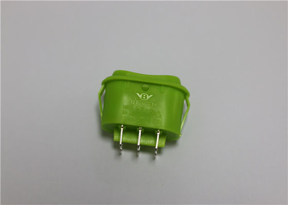 타원형 모양 방수 소형 로커 스위치, 녹색 로커 스위치 10a 250v